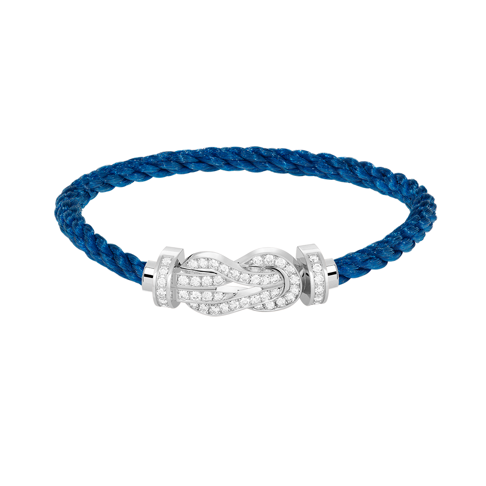 CHANCE INFINIE BRACELET 18K WHITE GOLD AND DIAMONDS LARGE MODEL