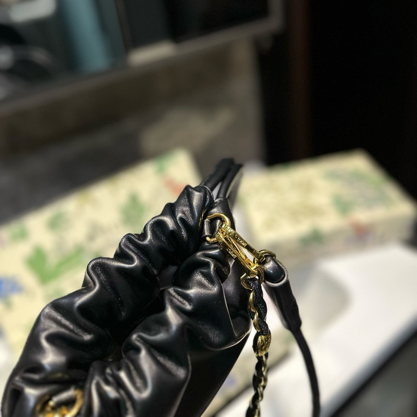 Flamenco purse in mellow nappa lambskin