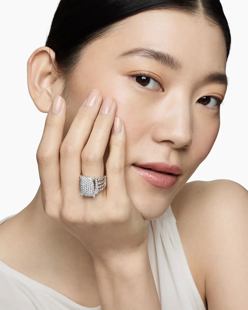 Wheaton® Ring Sterling Silver with Diamonds