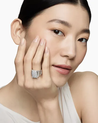 Wheaton® Ring Sterling Silver with Diamonds