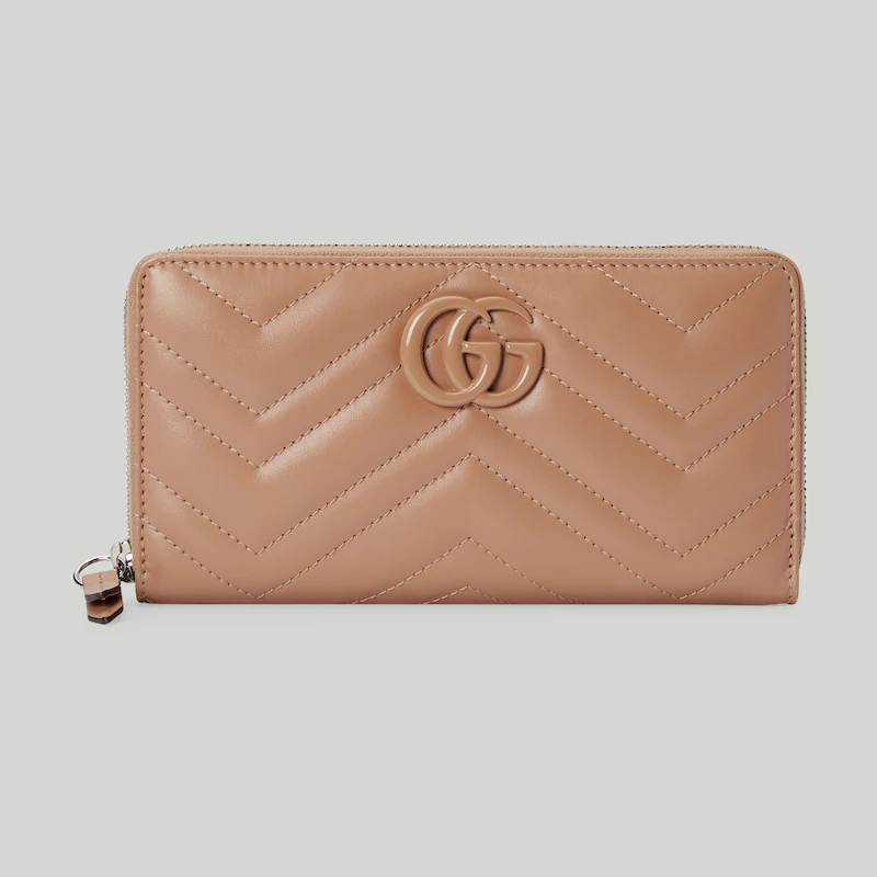 MARMONT MATELASSE ZIP AROUND WALLET
