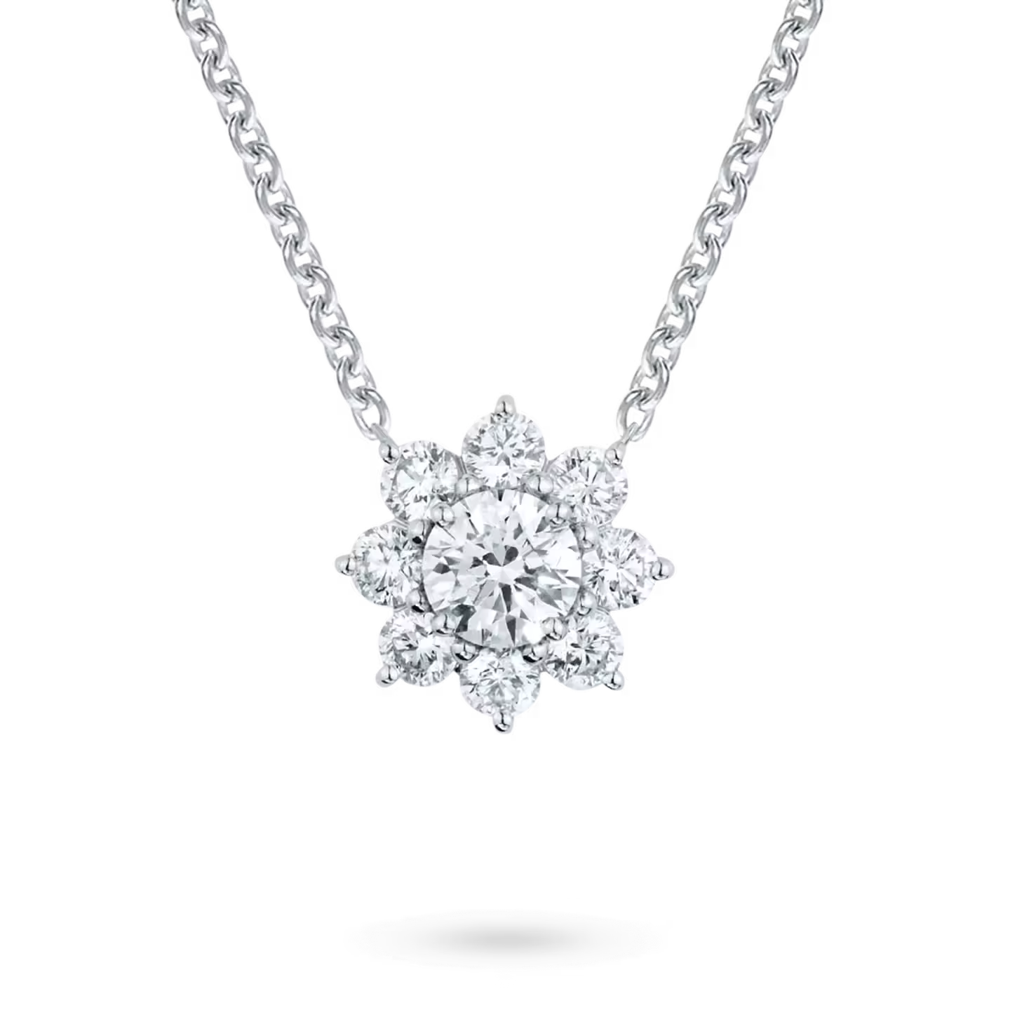Sunflower Medium Diamond Pendant