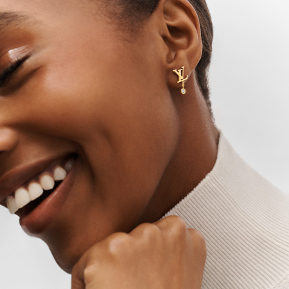 Idylle Blossom  Ear Stud, Yellow Gold And Diamond - Per Unit