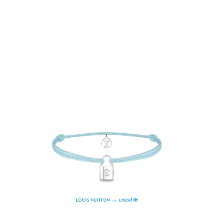 Silver Lockit X Doudou Bracelet, Recycled SiLVer And Organic Cotton Cord