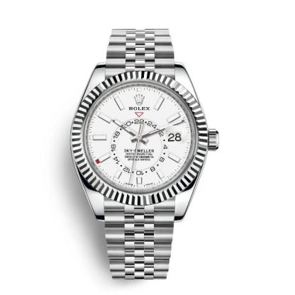 Sky-Dweller Oyster 42 mm Oystersteel and White Gold 326934-0002