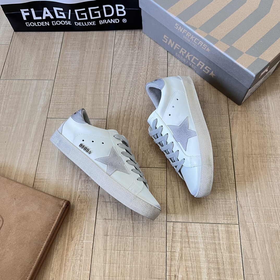 Super-Star with silver heel tab and lettering