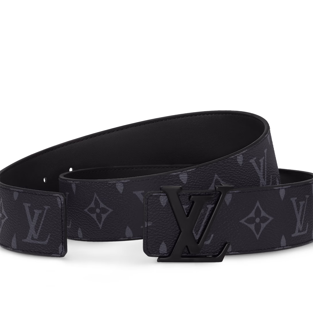 Initiales 40mm Matte Black Belt