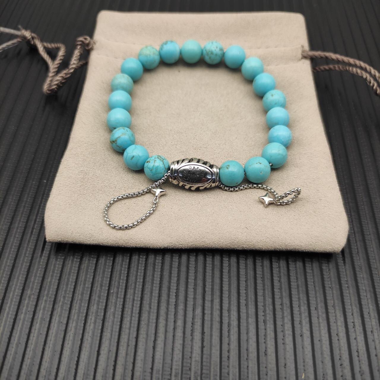 8MM Stretch Rock Crystal Bracelet
