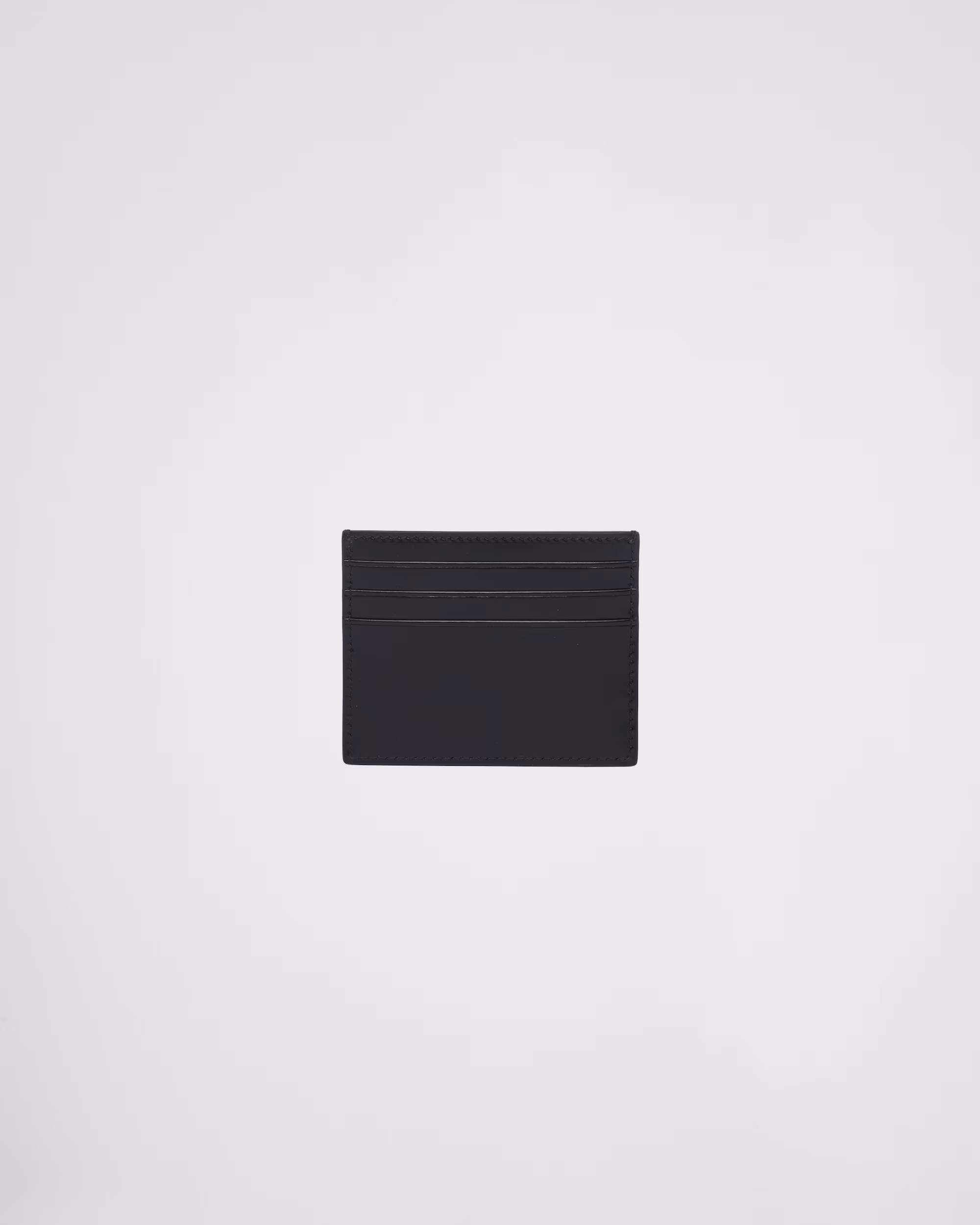 Brushed leather card holder