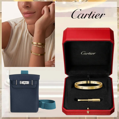 LOVE BRACELET, CLASSIC MODEL, 4 DIAMONDS & HAC A DOS GM BACKPACK