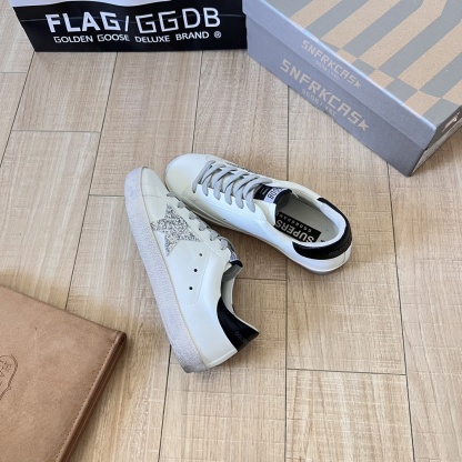 Silver Swarovski crystal star and heel tab