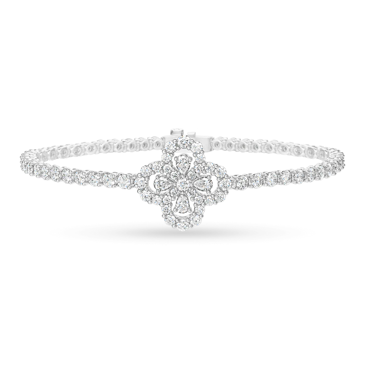 Diamond Loop Full Motif Diamond Bracelet