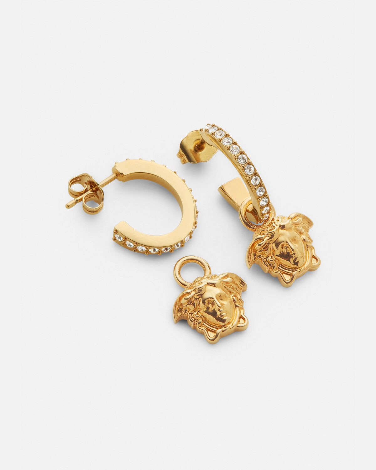 Crystal La  Hoop Earrings