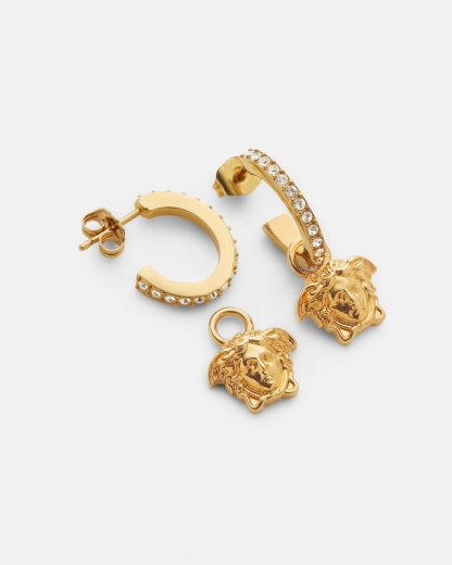 Crystal La  Hoop Earrings