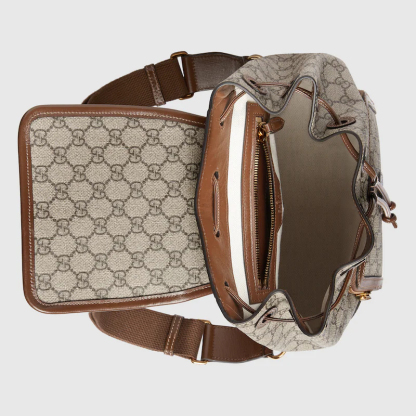 BACKPACK WITH INTERLOCKING G