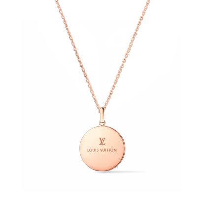 Color Blossom XL Medallion Pink Gold, White Mother-Of-Pearl and Diamond