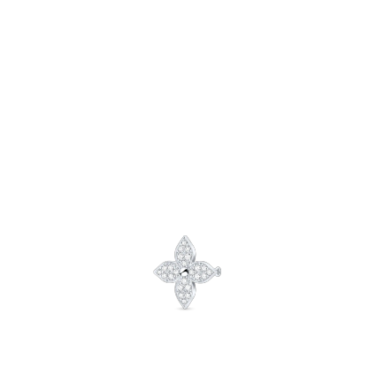 Star Blossom Transformable Pendant, White Gold And Diamonds