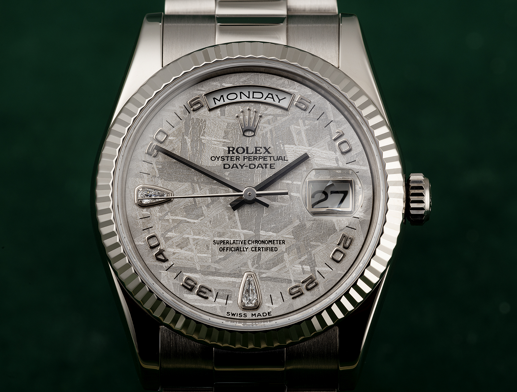 Day-Date Meteorite 118239 - White Gold President