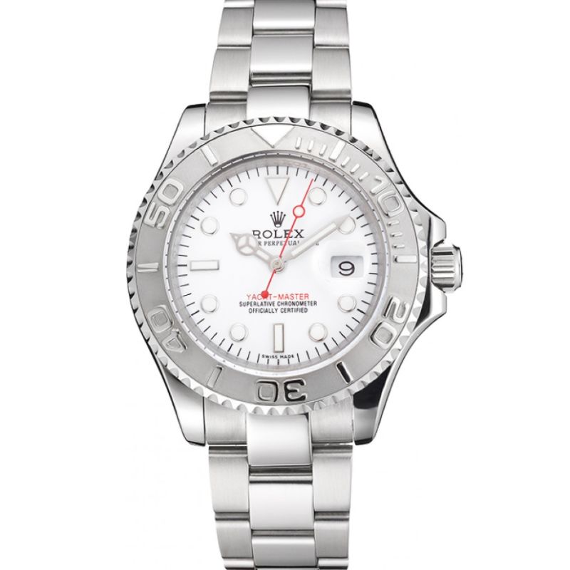 Yacht-Master White Dial Staniless Steel Case And Bracelet