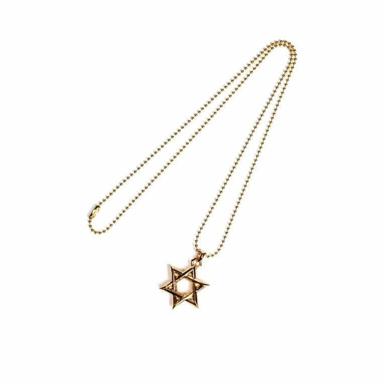 22K GOLD STAR OF DAVID PENDANT