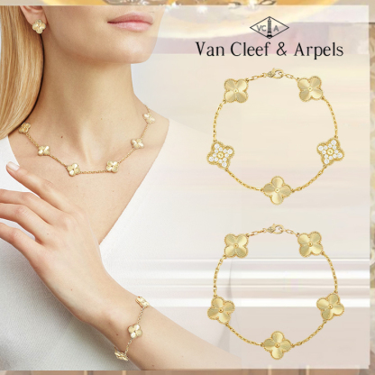 Yellow Gold Alhambra Jewelry Set & 5 Motifs