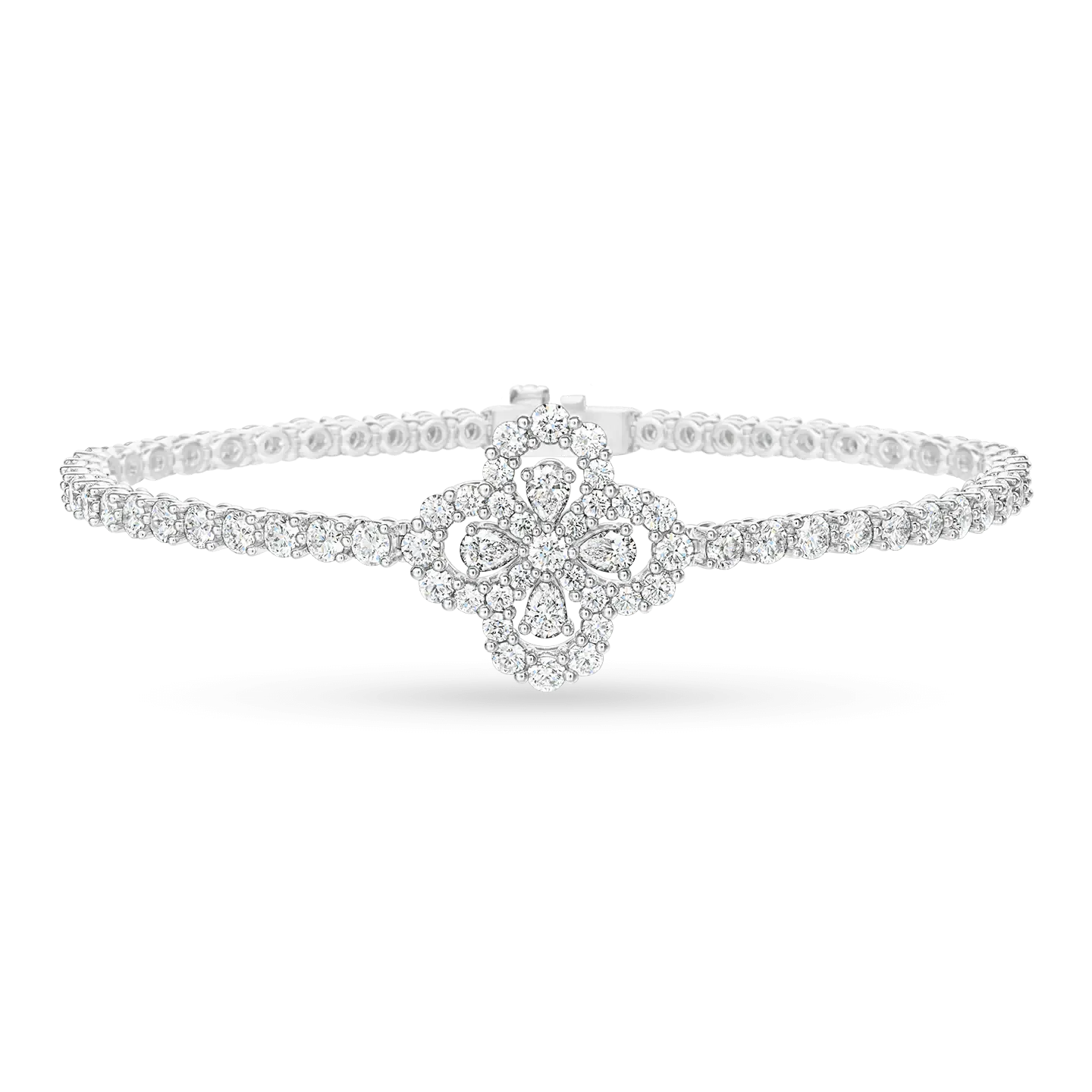 Diamond Loop Full Motif Diamond Bracelet