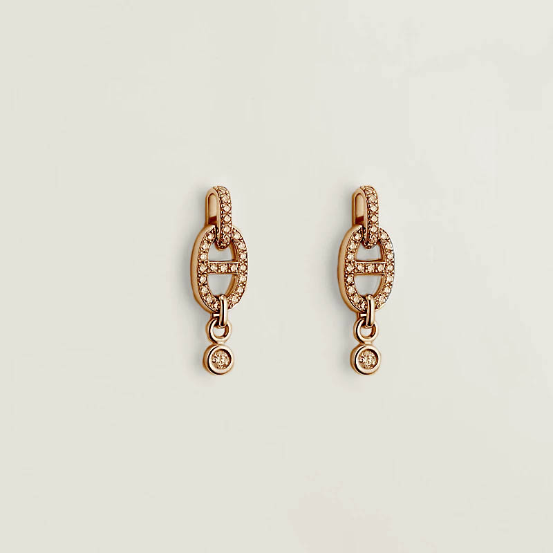 Chaine d'Ancre Enchainee earrings, small model