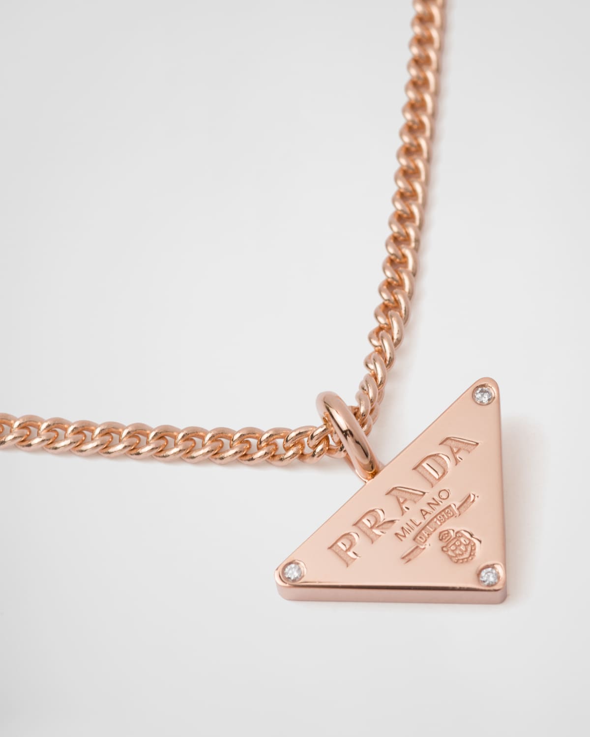 Eternal Gold pendant necklace in pink gold with diamonds