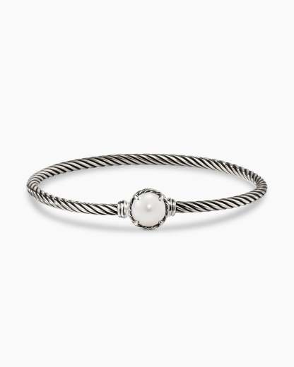 Petite Chatelaine庐 Bracelet Sterling Silver with Pearl, 3mm