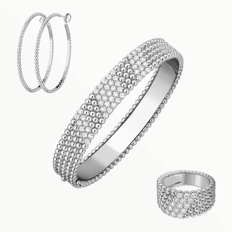 3‑Piece Set Yellow Gold Jewelry & Diamonds