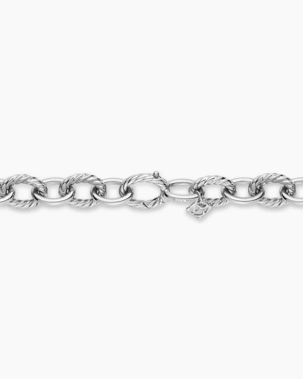 Oval Link Chain Necklace Sterling Silver, 16mm