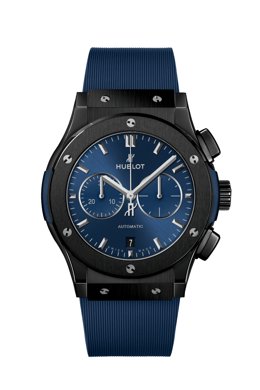 Classic Fusion Ceramic Blue Chronograph