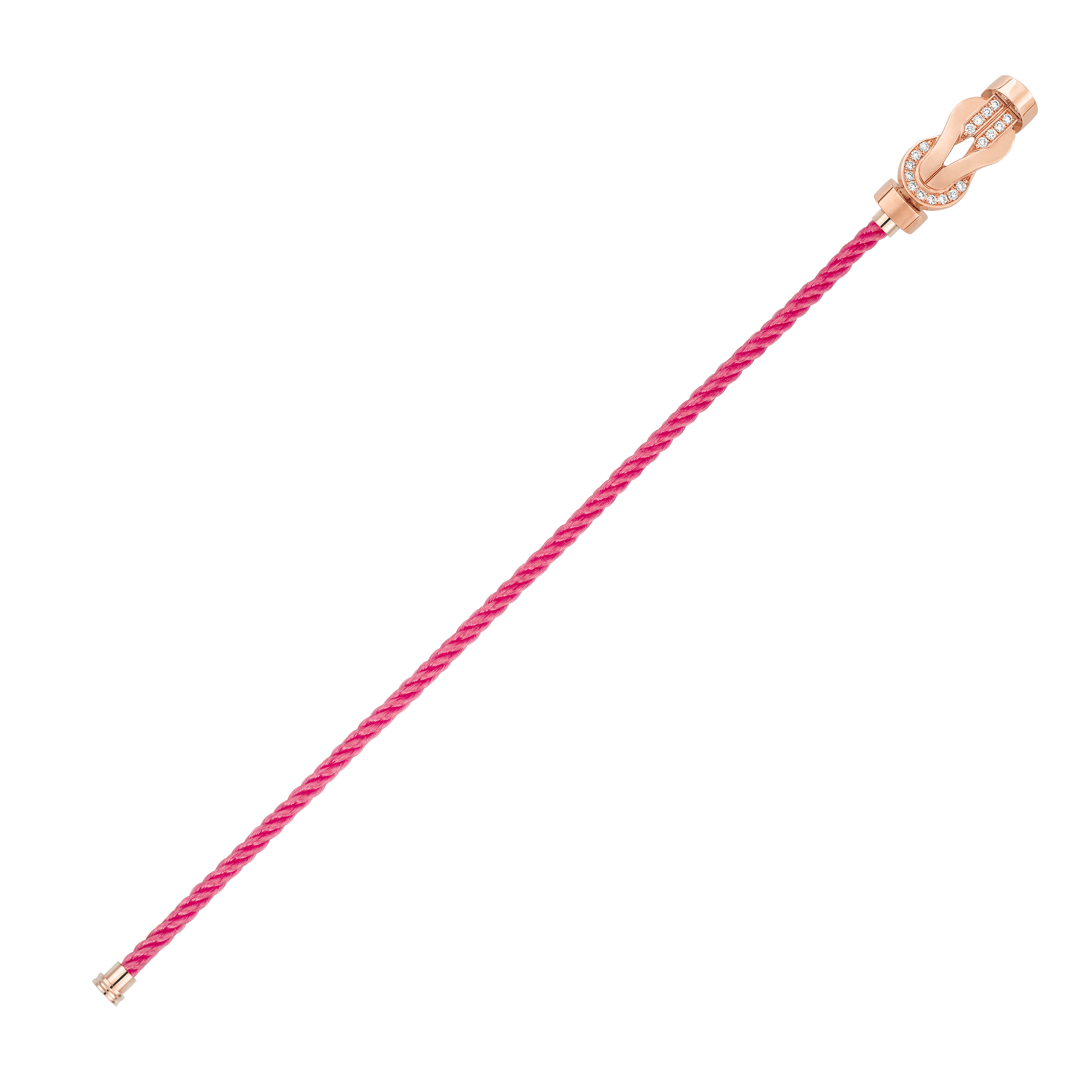 CHANCE INFINIE BRACELET 18K PINK GOLD AND DIAMONDS MEDIUM MODEL