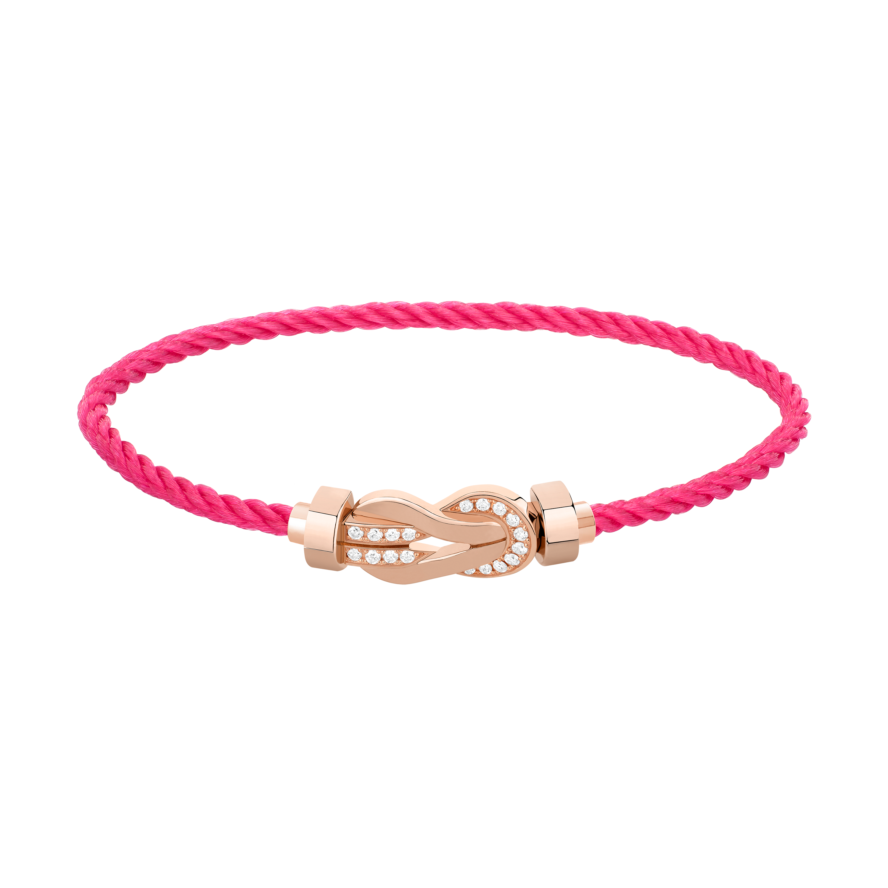 CHANCE INFINIE BRACELET 18K PINK GOLD AND DIAMONDS MEDIUM MODEL