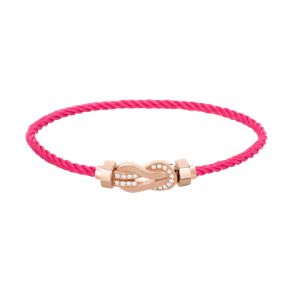 CHANCE INFINIE BRACELET 18K PINK GOLD AND DIAMONDS MEDIUM MODEL