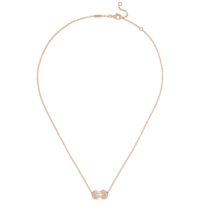 CHANCE INFINIE NECKLACE 18K PINK GOLD MEDIUM MODEL