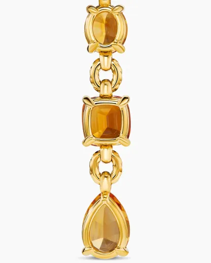 Marbella Y Pendant 18K Yellow Gold with Citrine and Madeira Citrine, 57.8mm