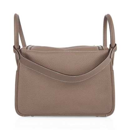 Lindy 30 Bag Coveted Etoupe Clemence Leather Palladium