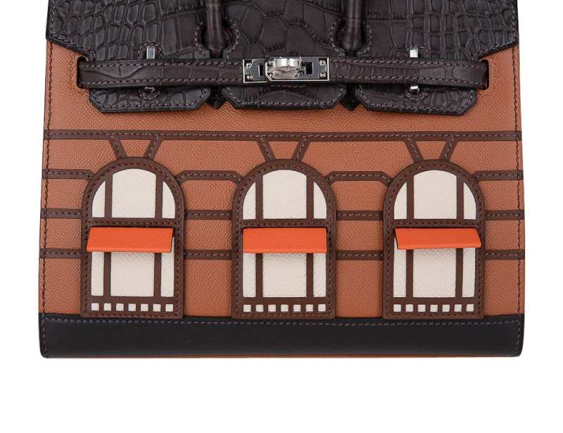 Birkin 20 Sellier Limited Edition Faubourg Bag with Palladium Hardware