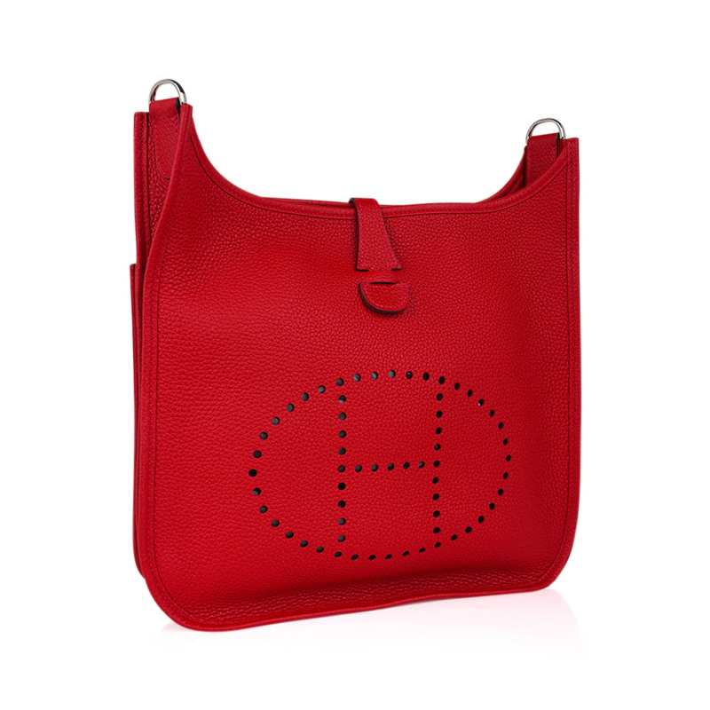 Evelyne PM Bag Rouge Casaque Clemence Palladium Hardware