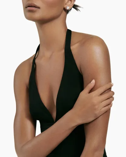 Petite Chatelaine庐 Stud Earrings Sterling Silver with Pearls, 8mm