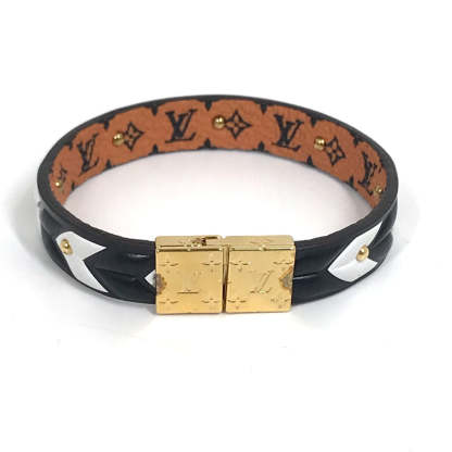 Lothtuis Vuithttton Canvas Brown Bracelet