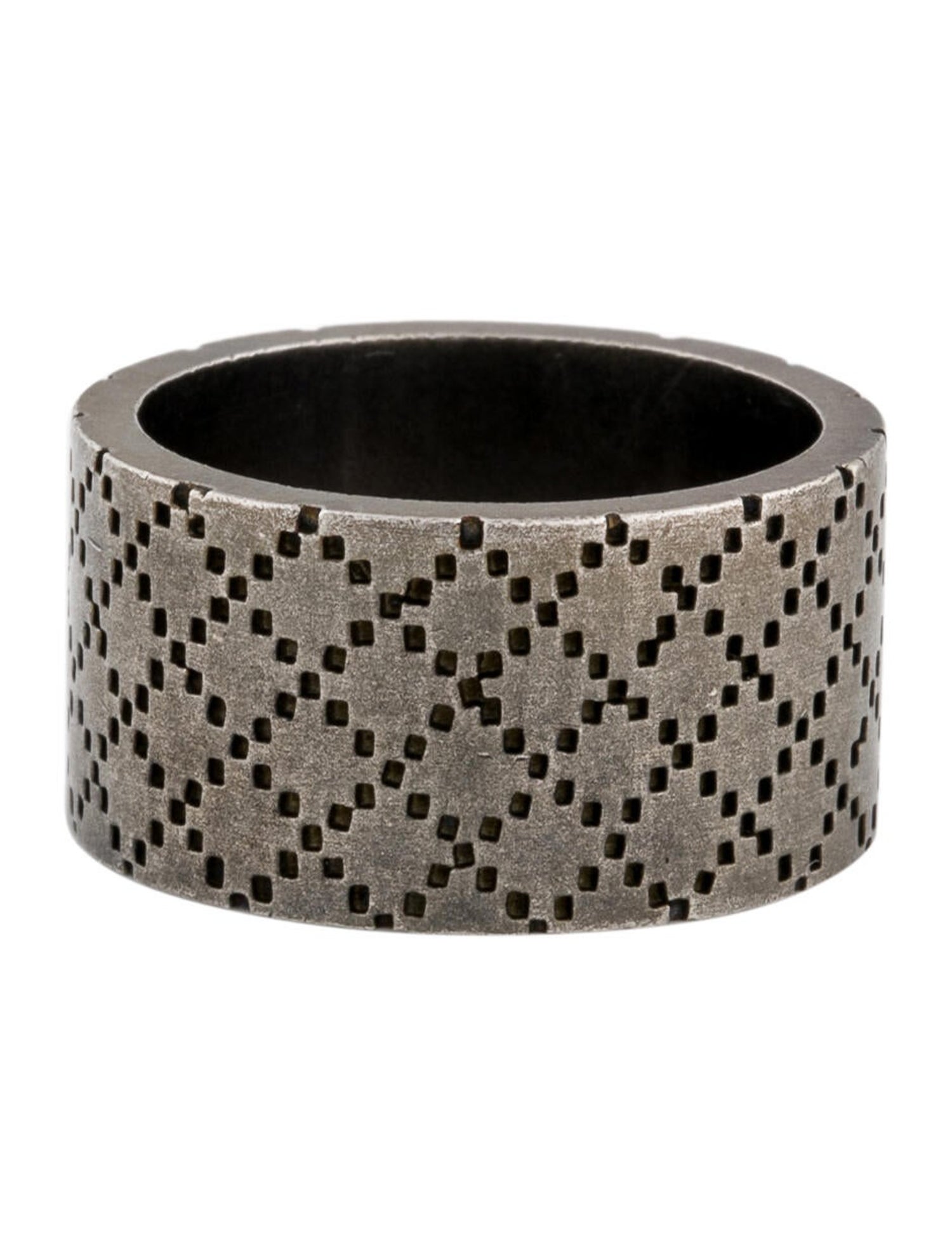 Enamel Wide Diamantissima Ring