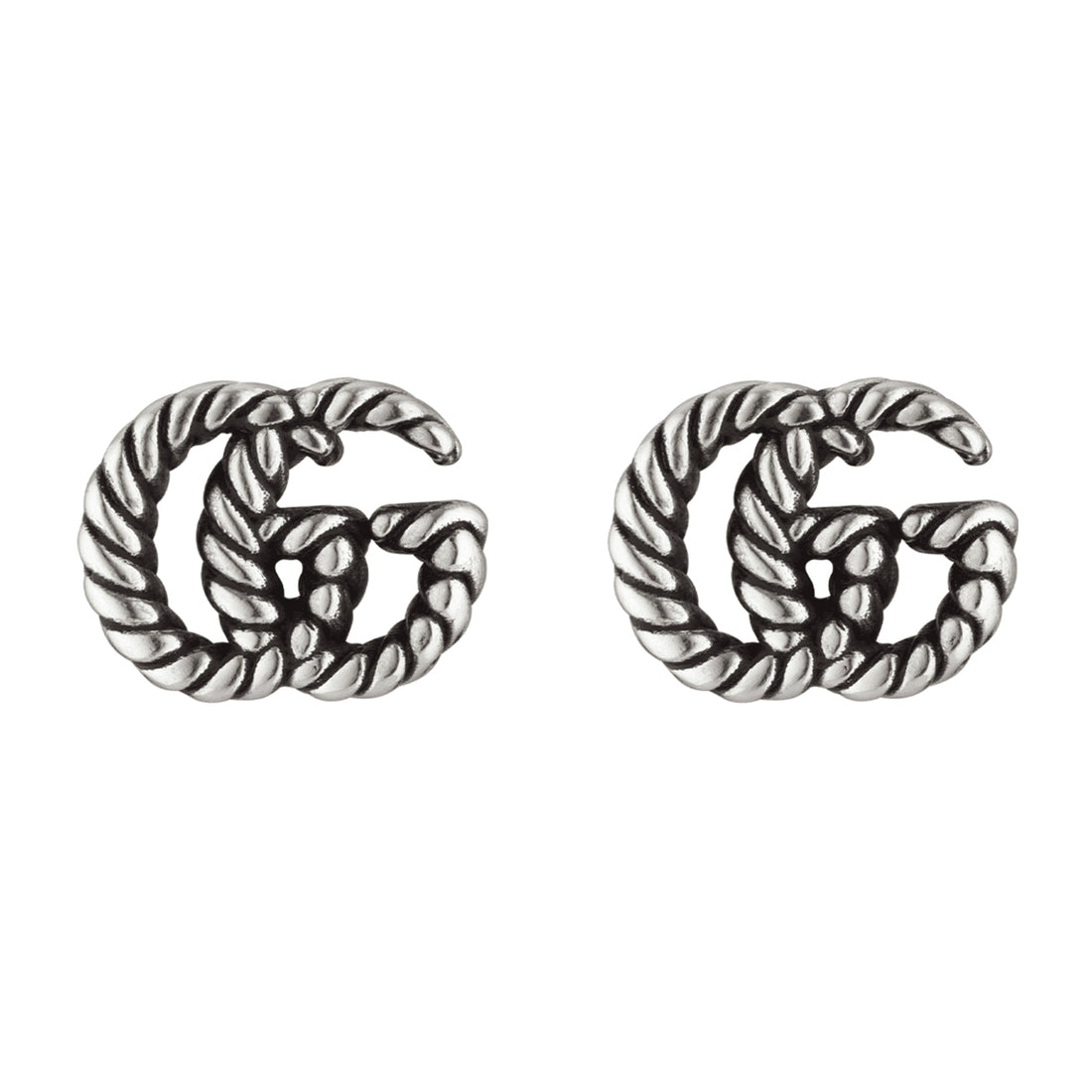 Sterling Silver Marmont Double G Stud Earrings