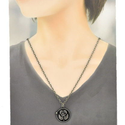 Garden Snake Pendant Necklace