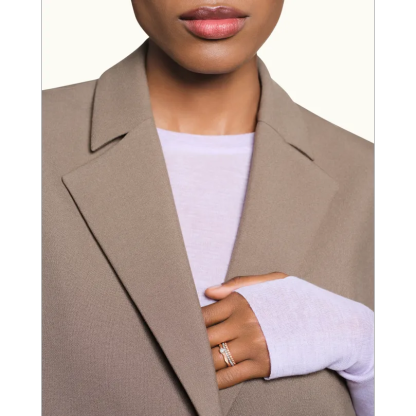 YELLOW GOLD, ROSE GOLD AND DIAMOND QUATRE WEDDING BAND