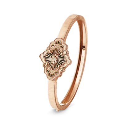 OPERA TULLE PINK GOLD BRACELET WITH ONYX