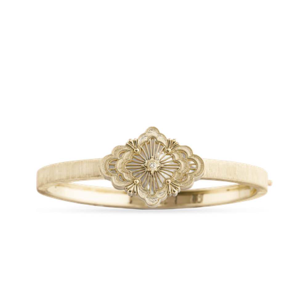 OPERA TULLE YELLOW GOLD BRACELET WITH MOTHER OF PEARL