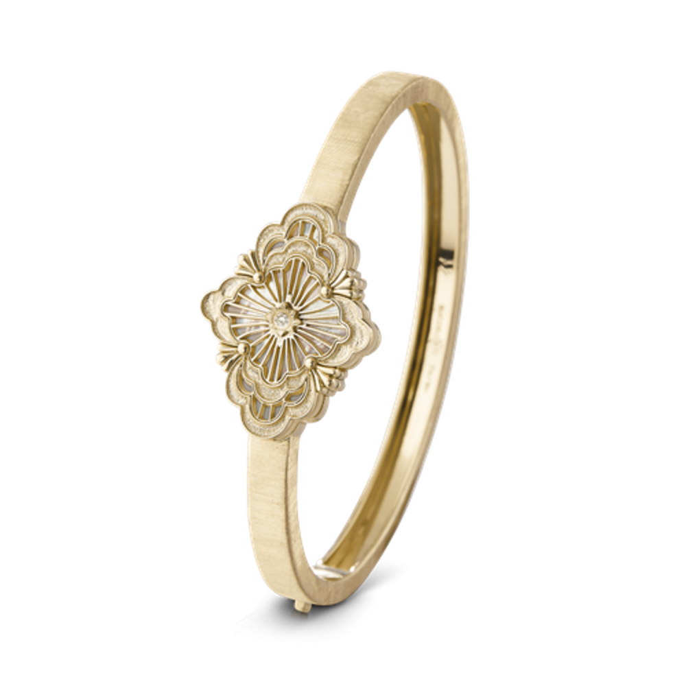 OPERA TULLE YELLOW GOLD BRACELET WITH MOTHER OF PEARL