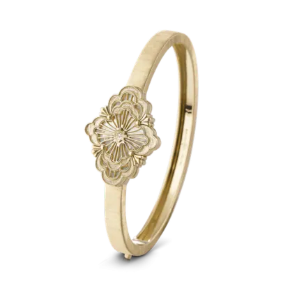 OPERA TULLE YELLOW GOLD BRACELET WITH MOTHER OF PEARL